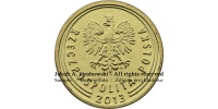 1 grosz 2013 r. The Royal Mint Londyn